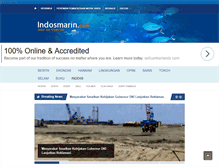 Tablet Screenshot of indosmarin.com